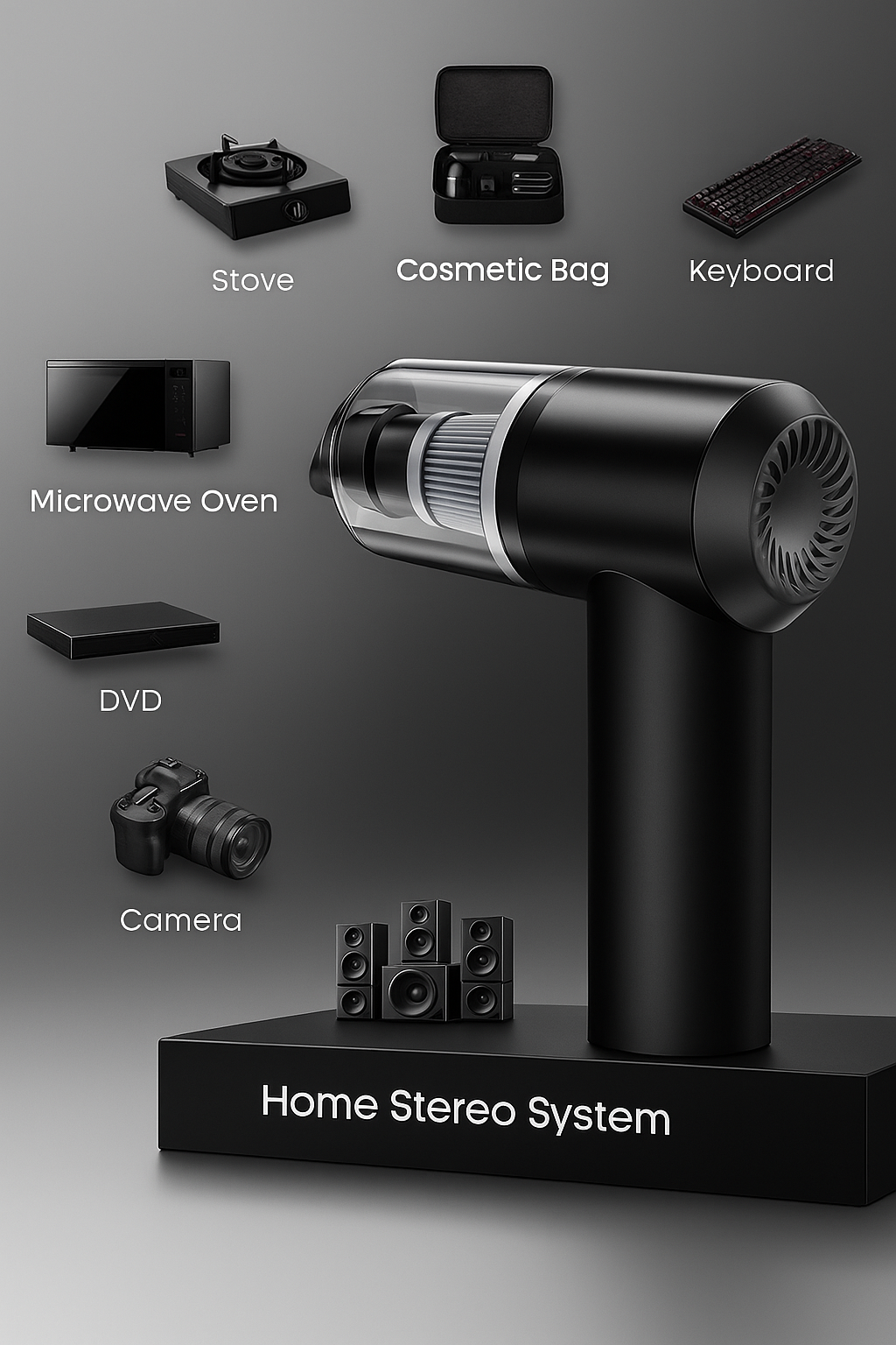 Portable Air Duster Wireless Vacuum Cleaner